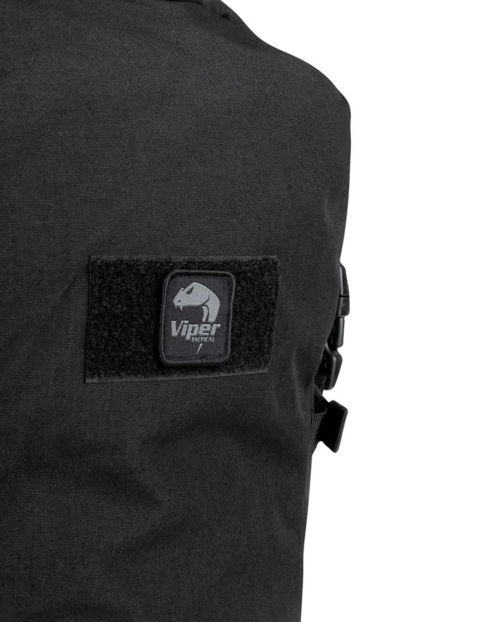 Black coloured Viper Tactical Fold Top Pack on white background