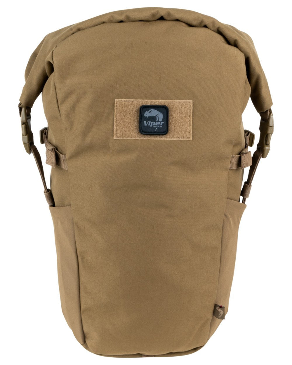 Coyote coloured Viper Tactical Fold Top Pack on white background