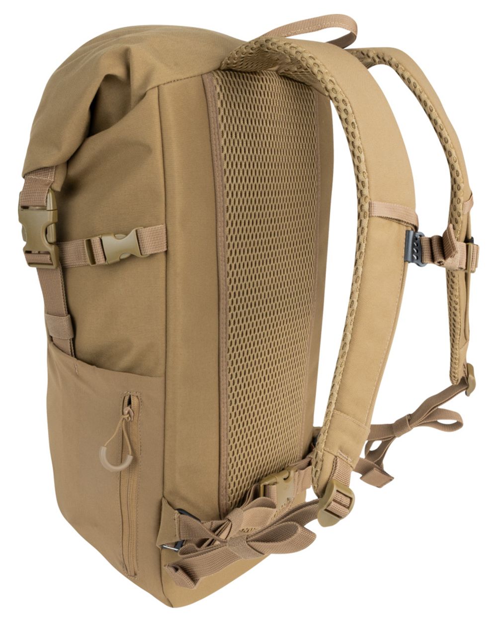 Coyote coloured Viper Tactical Fold Top Pack on white background