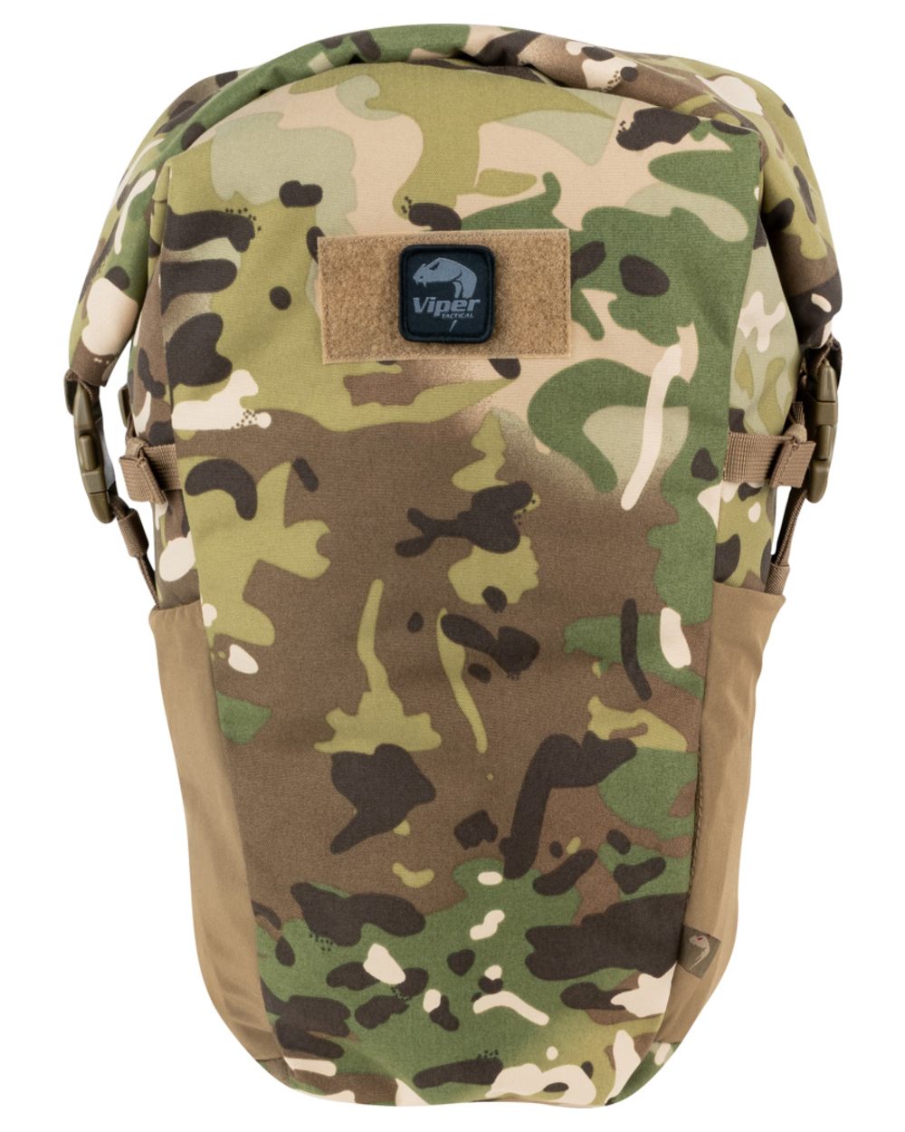 V-Cam coloured Viper Tactical Fold Top Pack on white background
