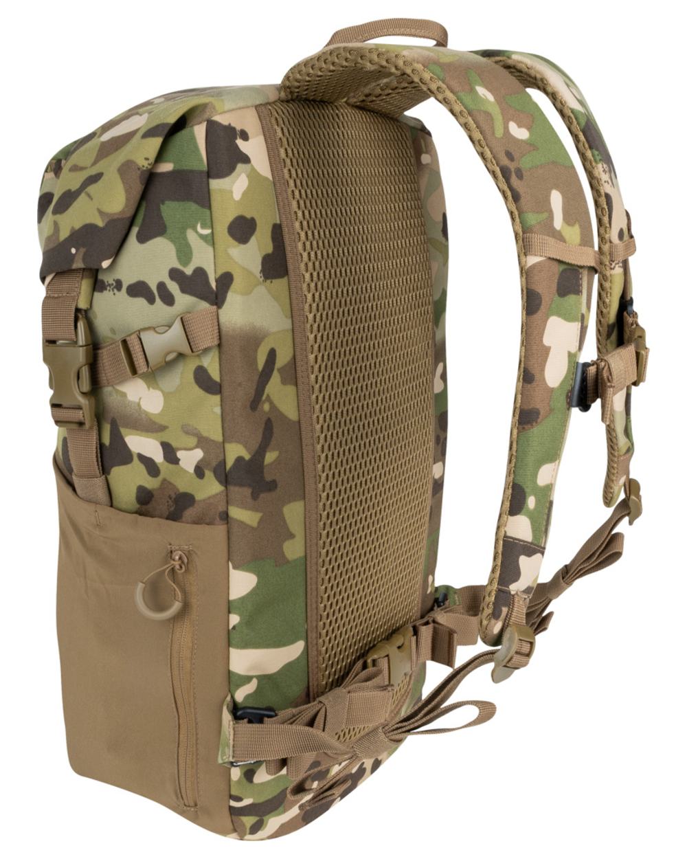 V-Cam coloured Viper Tactical Fold Top Pack on white background