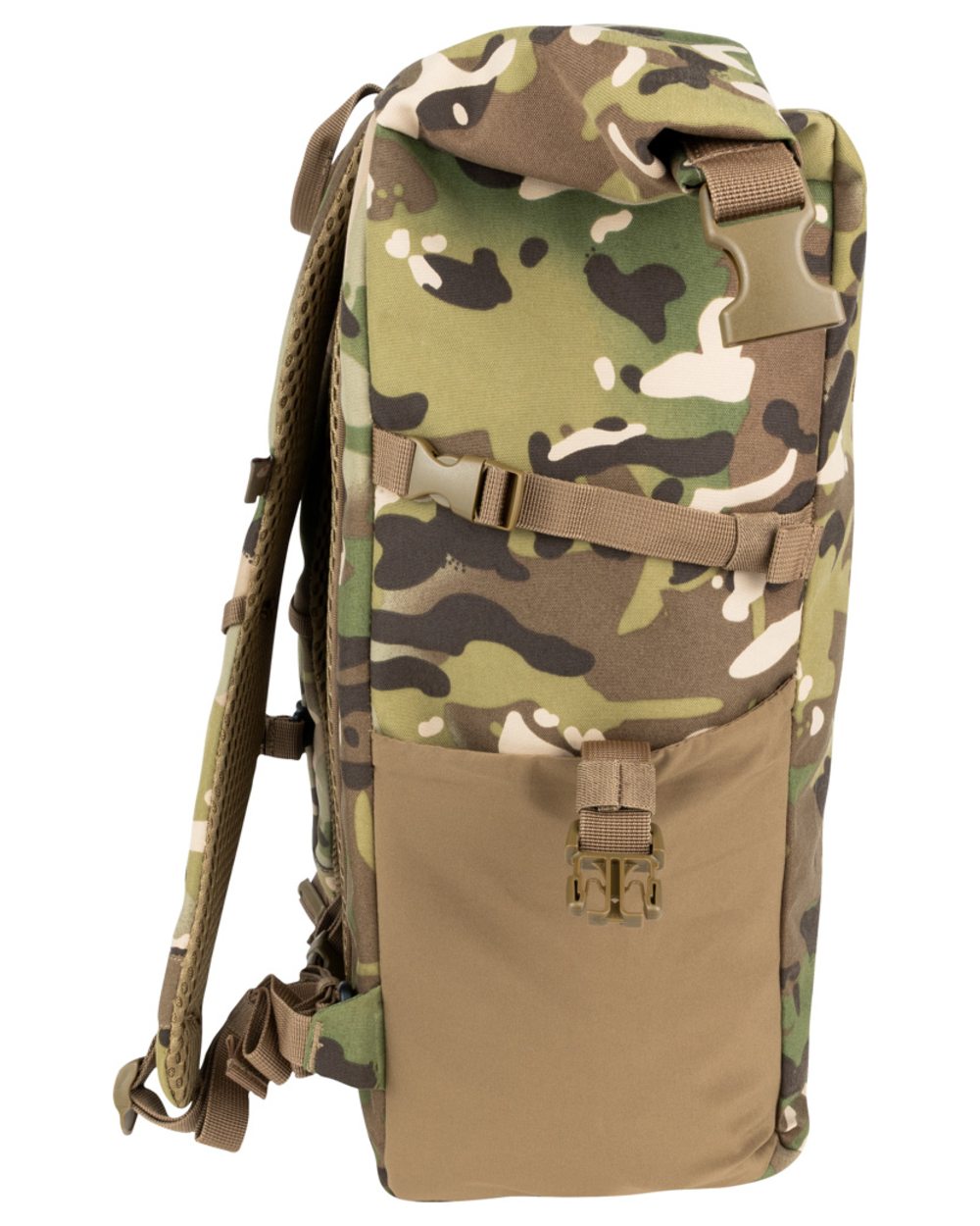 V-Cam coloured Viper Tactical Fold Top Pack on white background
