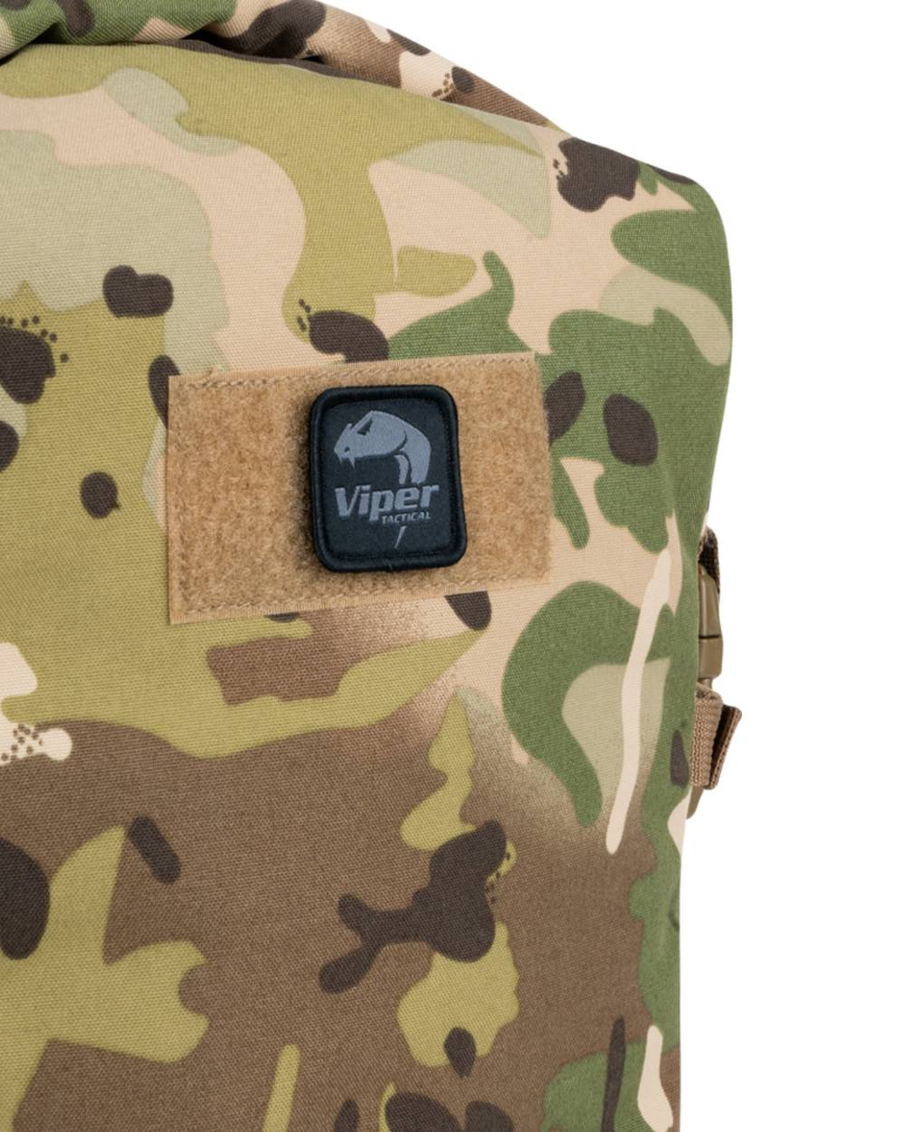 V-Cam coloured Viper Tactical Fold Top Pack on white background