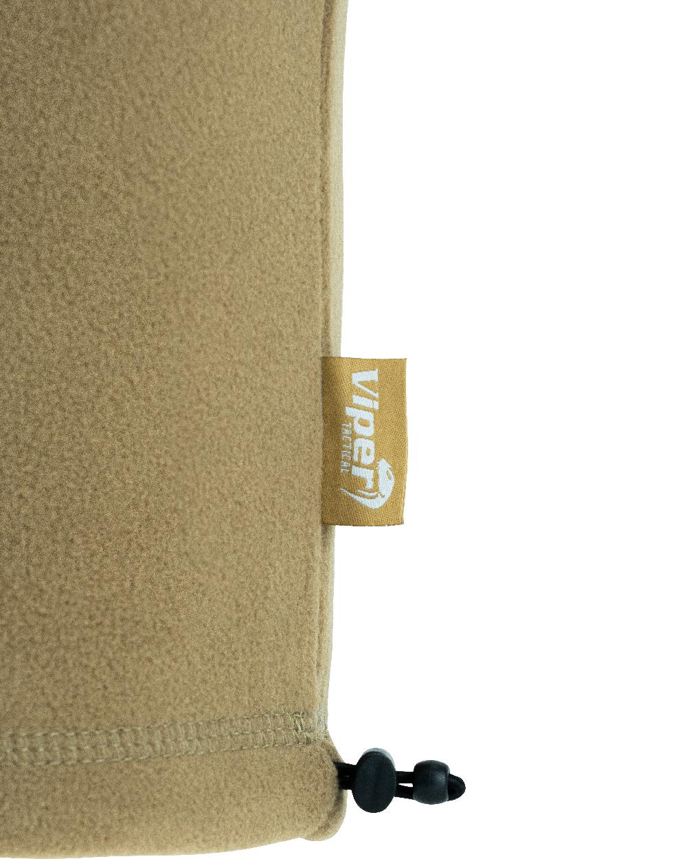 Coyote Coloured Viper Tactical Neck Gaiter on white background