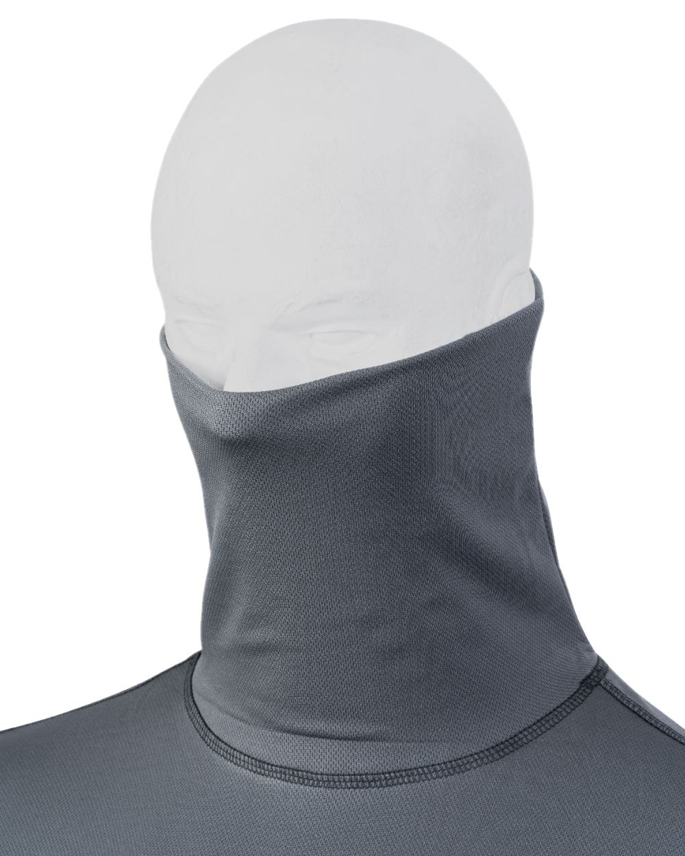 Titanium Coloured Viper Tactical Roll Neck Top on white background