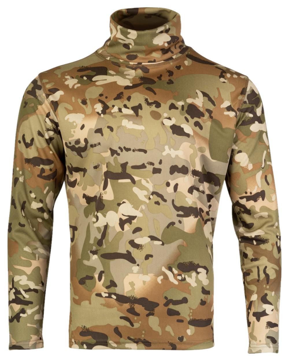 VCAM Coloured Viper Tactical Roll Neck Top on white background