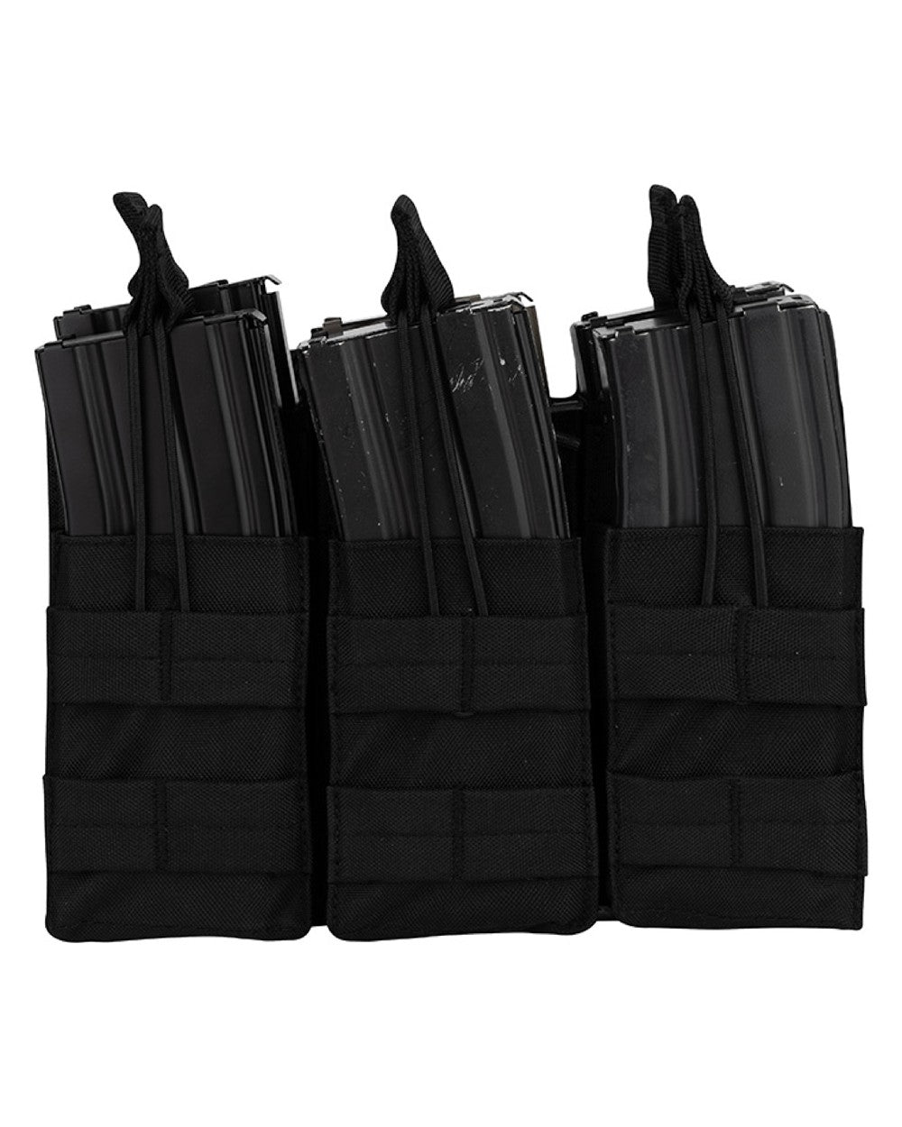 Black Coloured Viper Treble Duo Mag Pouch on white background