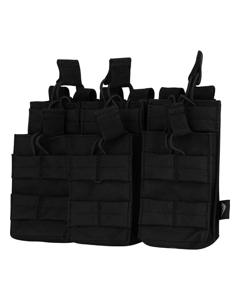 Black Coloured Viper Treble Duo Mag Pouch on white background