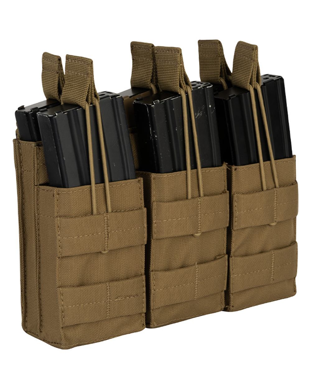 Coyote Coloured Viper Treble Duo Mag Pouch on white background