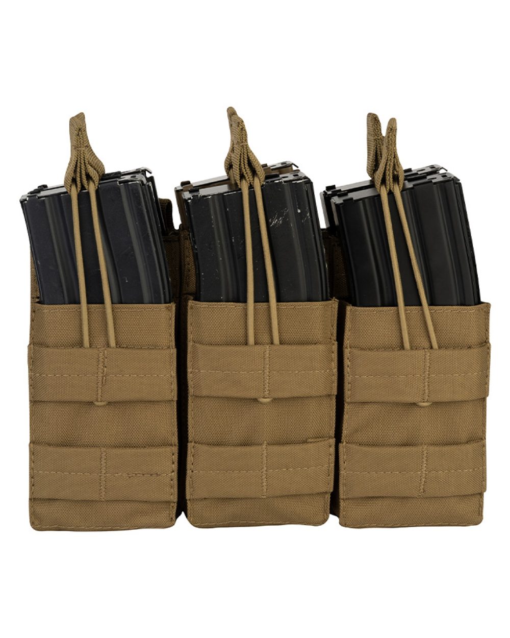 Coyote Coloured Viper Treble Duo Mag Pouch on white background