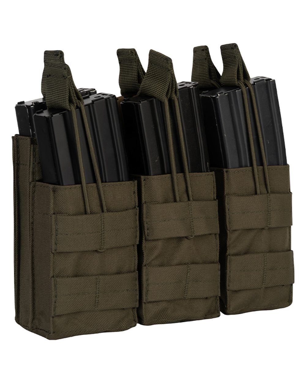 Green Coloured Viper Treble Duo Mag Pouch on white background
