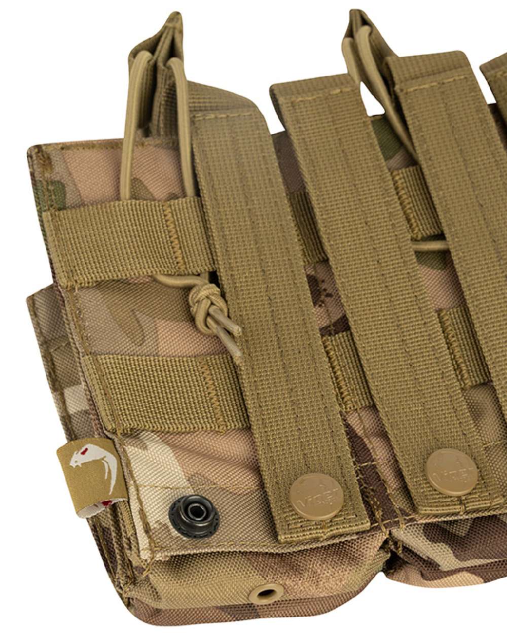 VCAM Coloured Viper Treble Duo Mag Pouch on white background