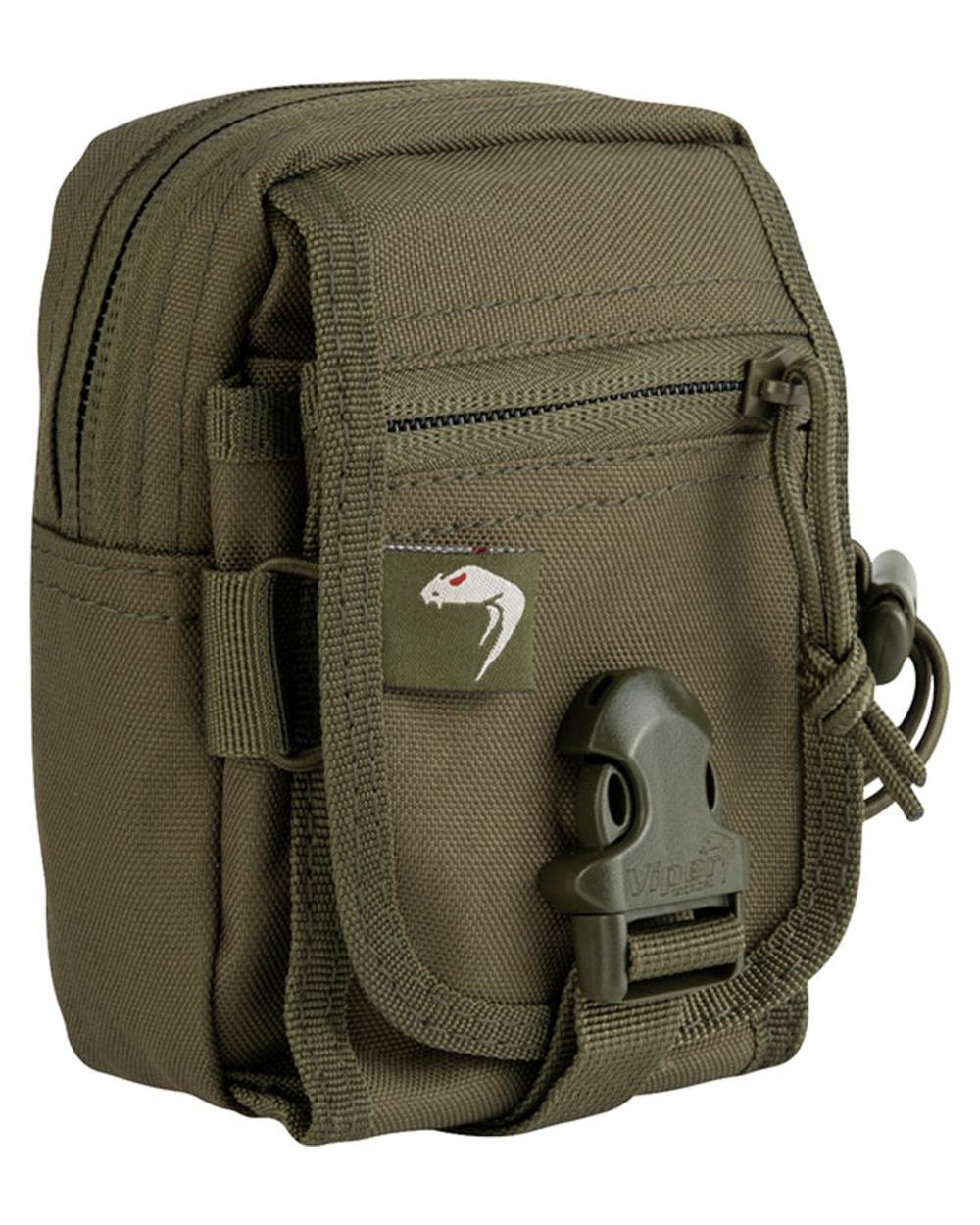 Green Coloured Viper V-Pouch on white background