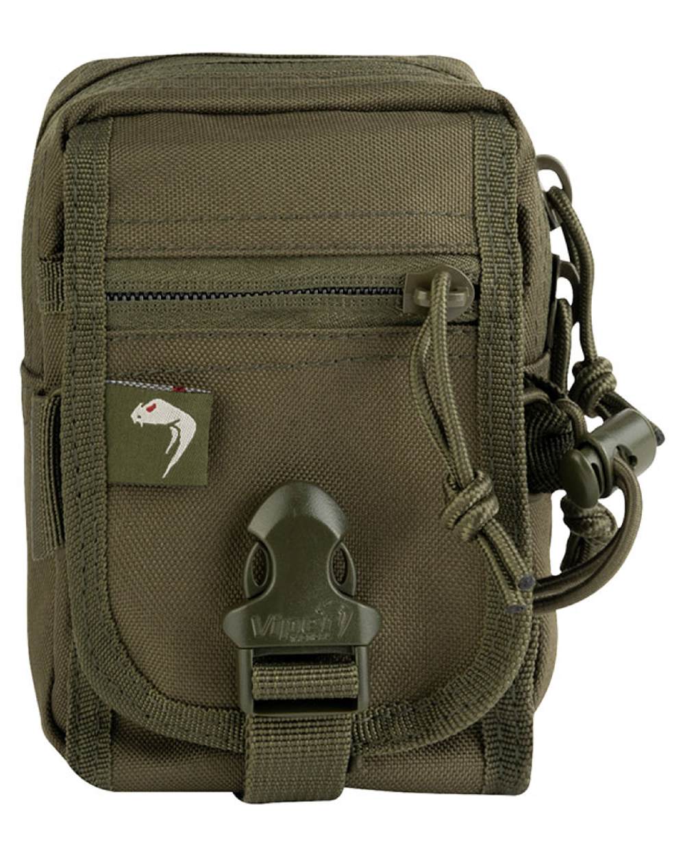 Green Coloured Viper V-Pouch on white background
