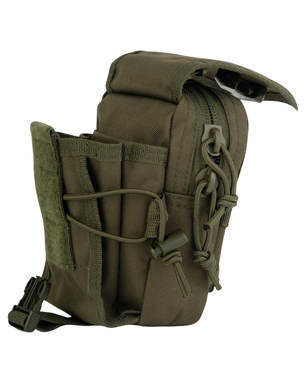 Green Coloured Viper V-Pouch on white background