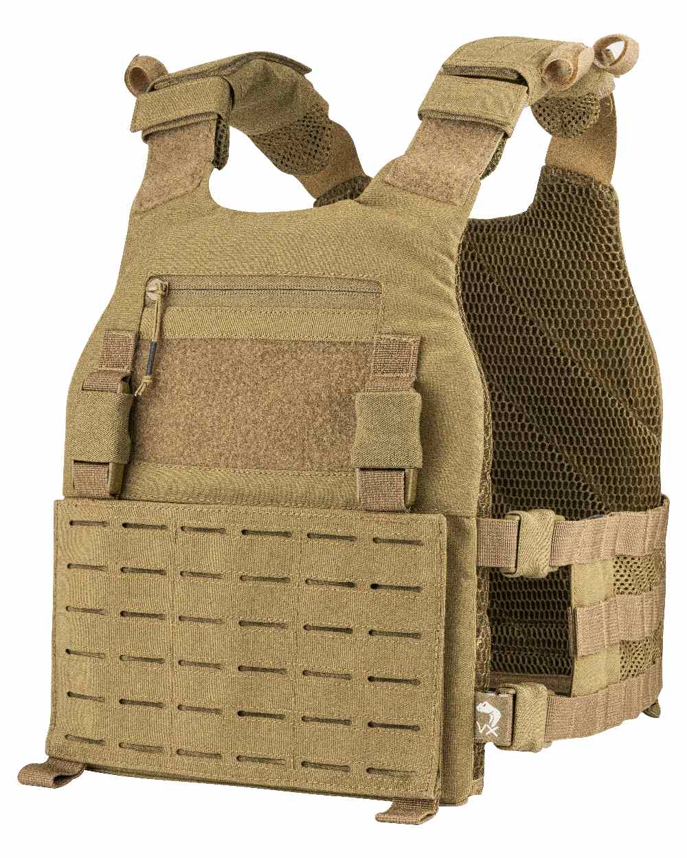 Coyote Coloured Viper VX Buckle Up Carrier Gen2 on white background