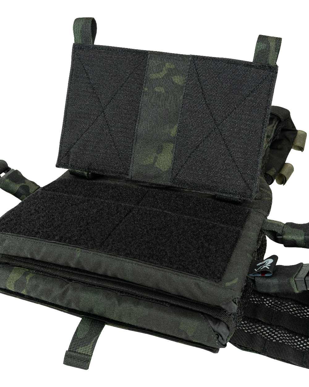 VCAM Black Coloured Viper VX Buckle Up Carrier Gen2 on white background