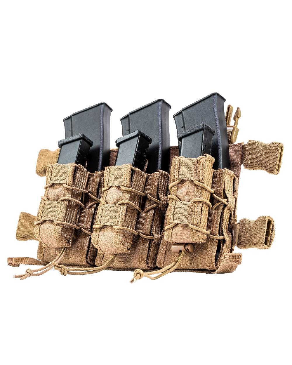 Dark Coyote Coloured Viper VX Buckle Up Mag Rig on white background