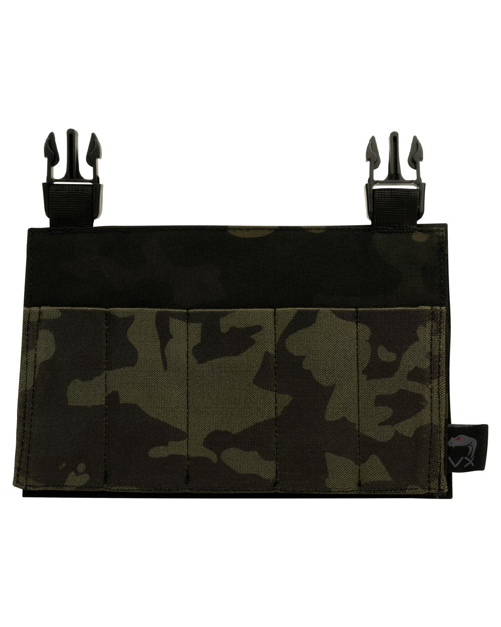 VCAM Black Coloured Viper VX Buckle Up Pistol Mag Panel on white background