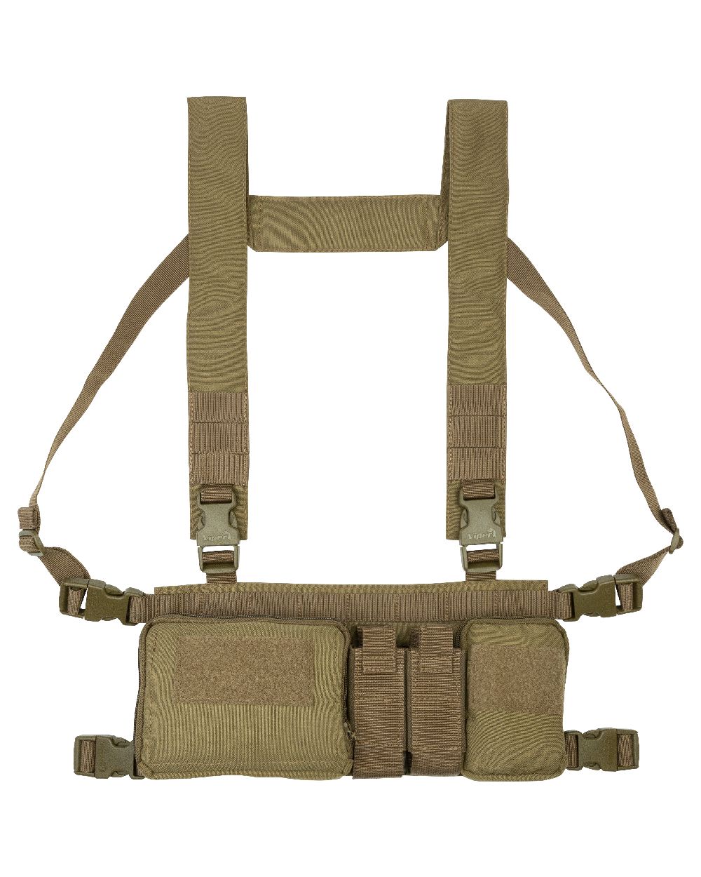 Coyote Coloured Viper VX Buckle Up Ready Rig on white background