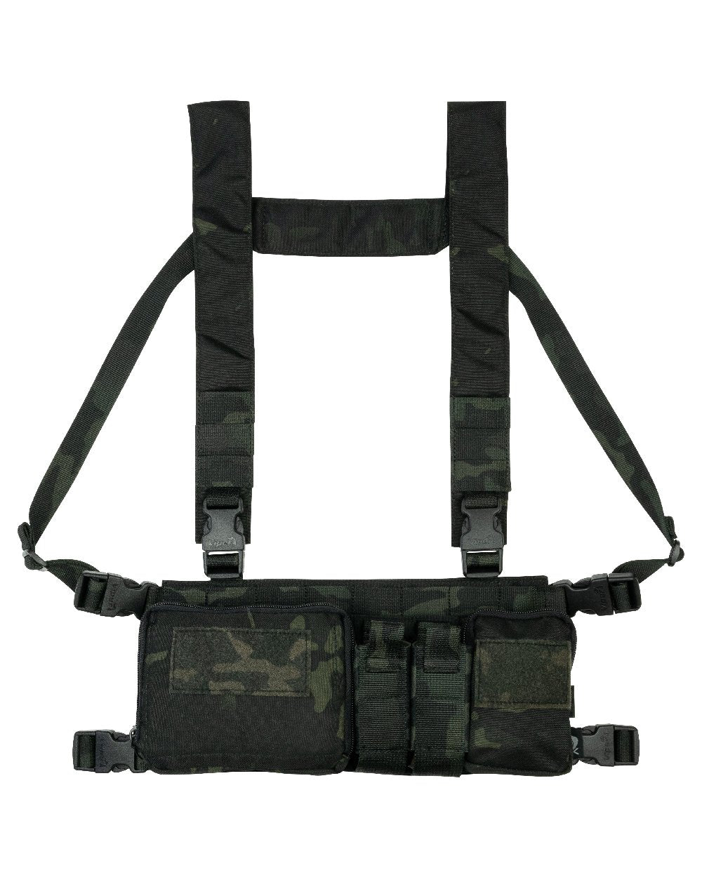 VCAM Black Coloured Viper VX Buckle Up Ready Rig on white background