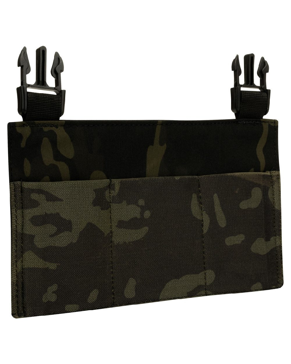 VCAM Black Coloured Viper VX Buckle Up Rifle Mag Panel on white background