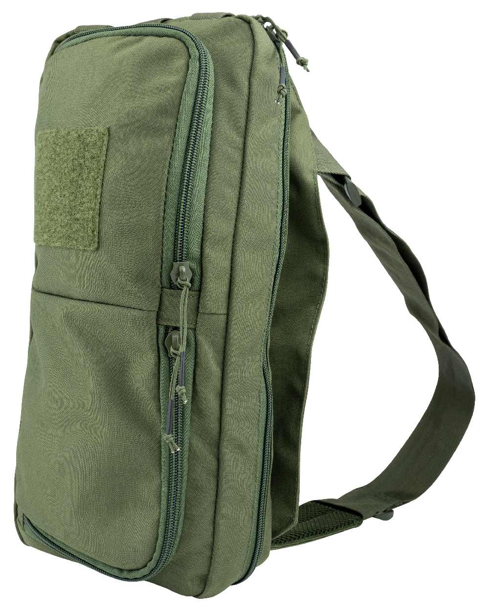 Green Coloured Viper VX Buckle Up Sling Pack on white background