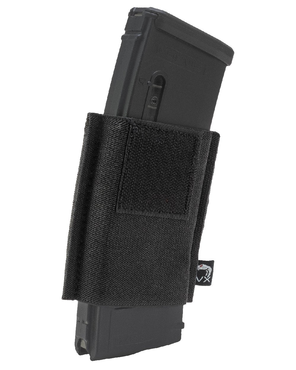 Black Coloured Viper VX Single Rifle Mag Sleeve on white background