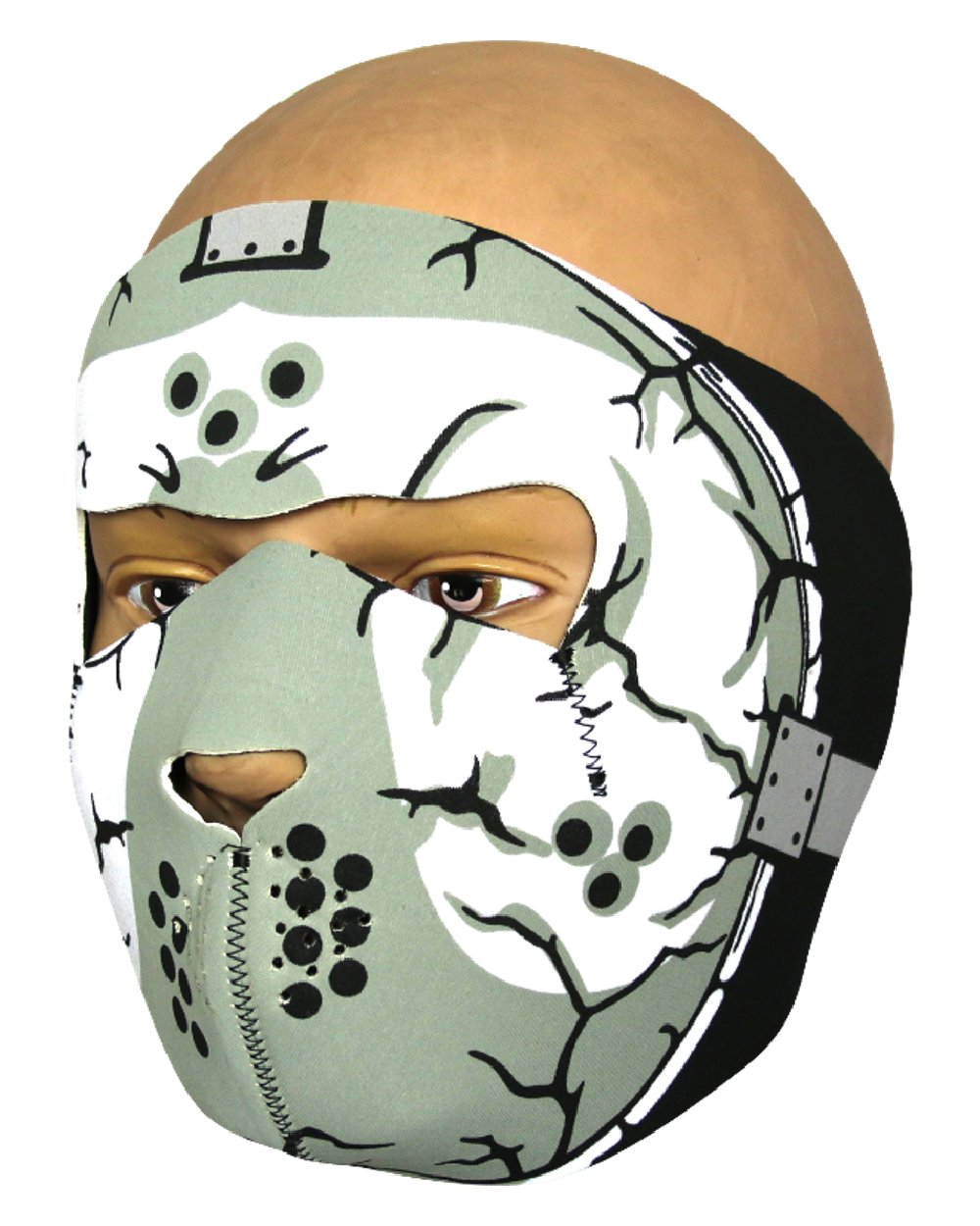 Hockey Style Viper Neoprene Full Face Mask on white background