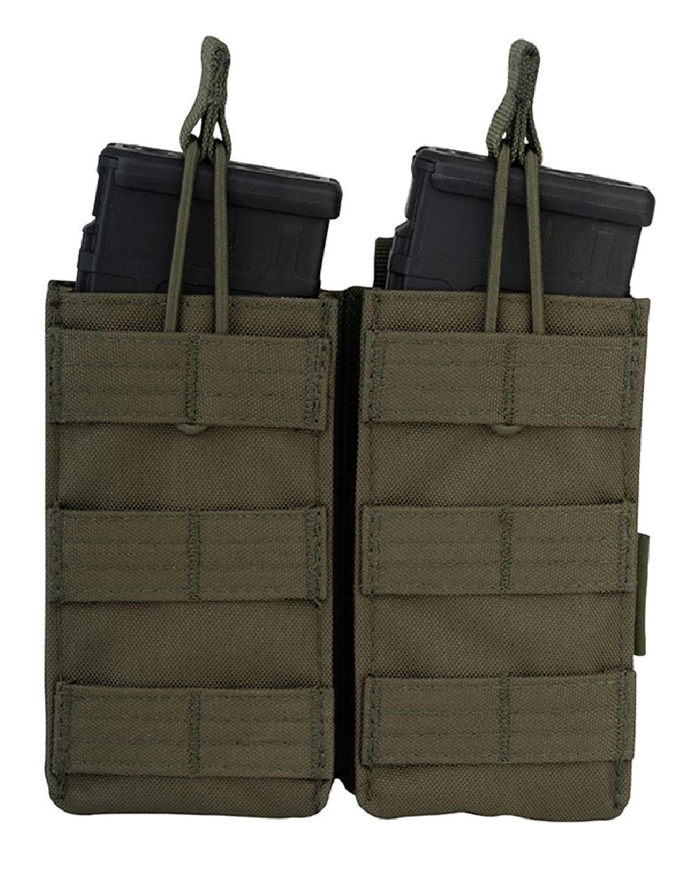 Viper Quick Release Double Mag Pouch in Green 