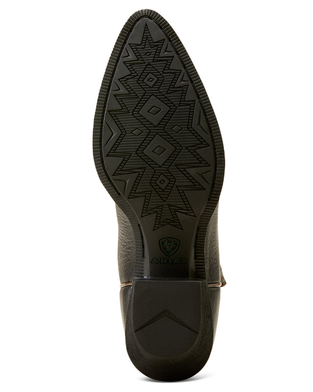 Black Deertan Coloured Ariat Womens Heritage J Toe Stretchfit Boots On A White Background