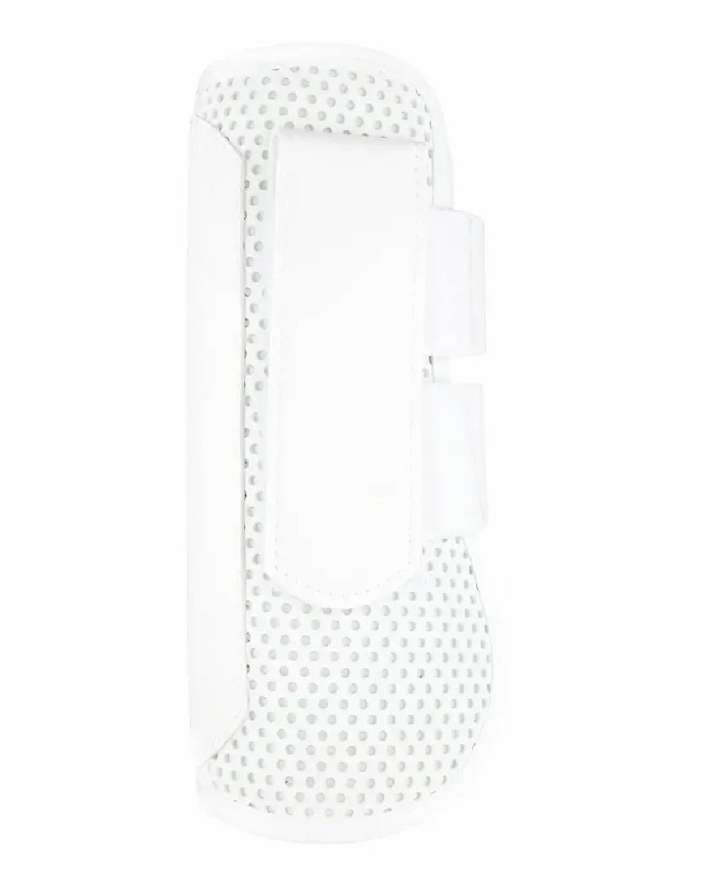 White coloured WeatherBeeta Lite Open Front Boots on white background
