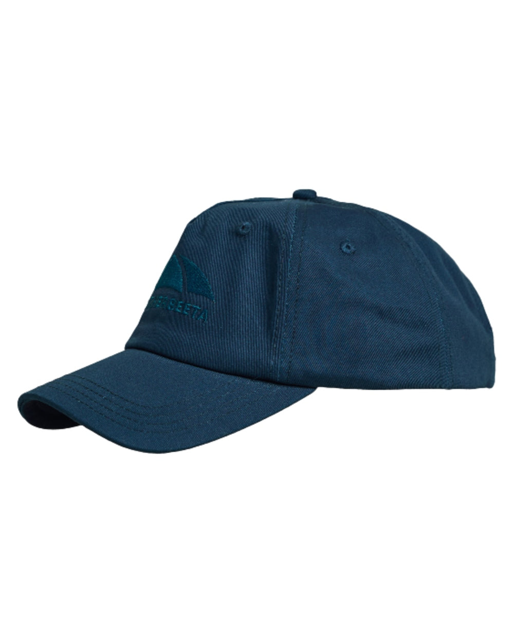 Navy coloured WeatherBeeta Performance Cotton Cap on white background