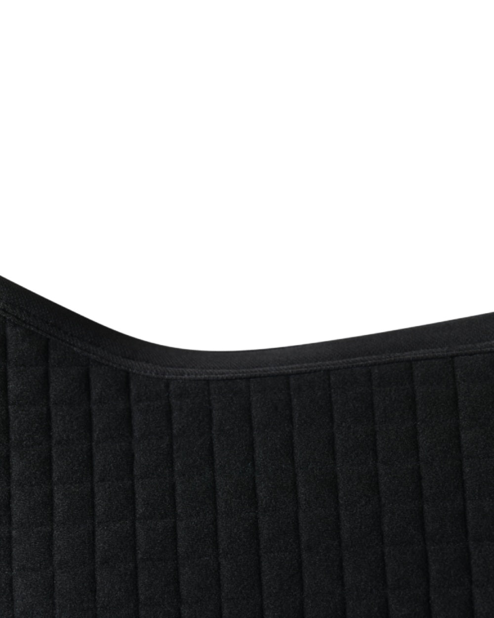 Black Coloured WeatherBeeta Prime Air-Tec All Purpose Saddle Pad on white background