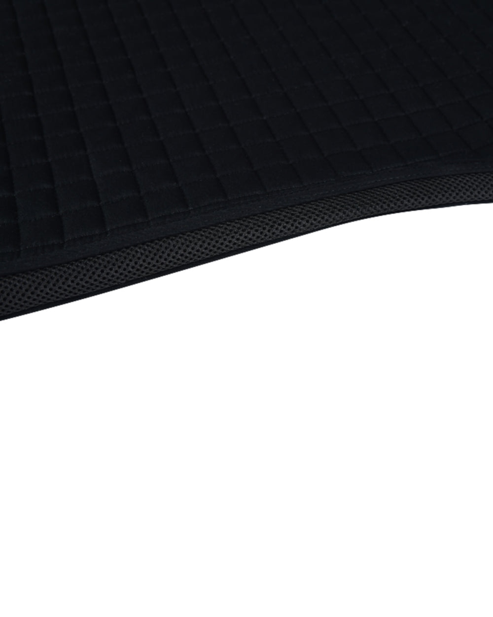 Black Coloured WeatherBeeta Prime Air-Tec All Purpose Saddle Pad on white background