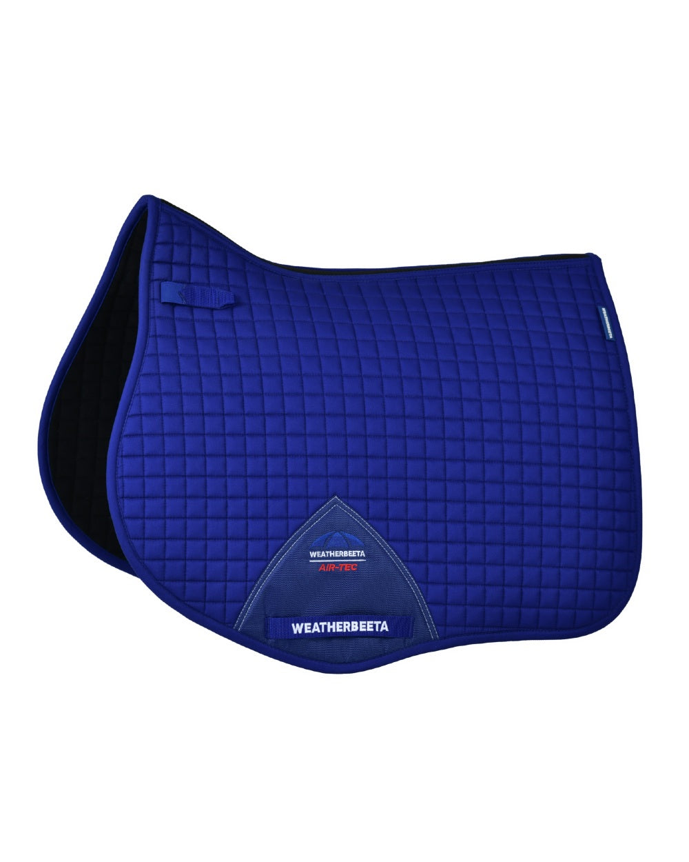 Cobalt Coloured WeatherBeeta Prime Air-Tec All Purpose Saddle Pad on white background