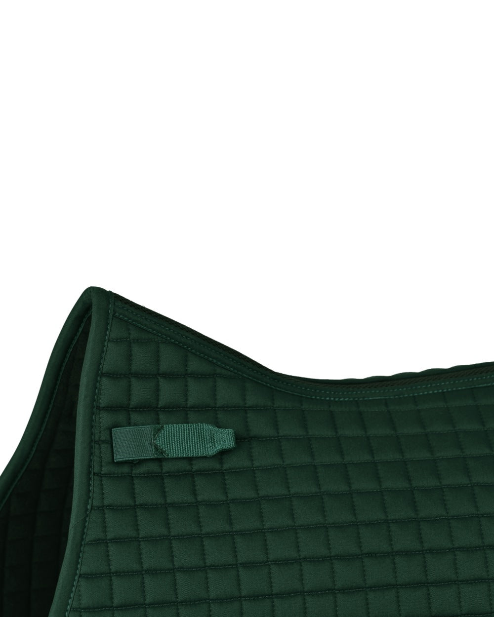 Forest Green Coloured WeatherBeeta Prime Air-Tec All Purpose Saddle Pad on white background