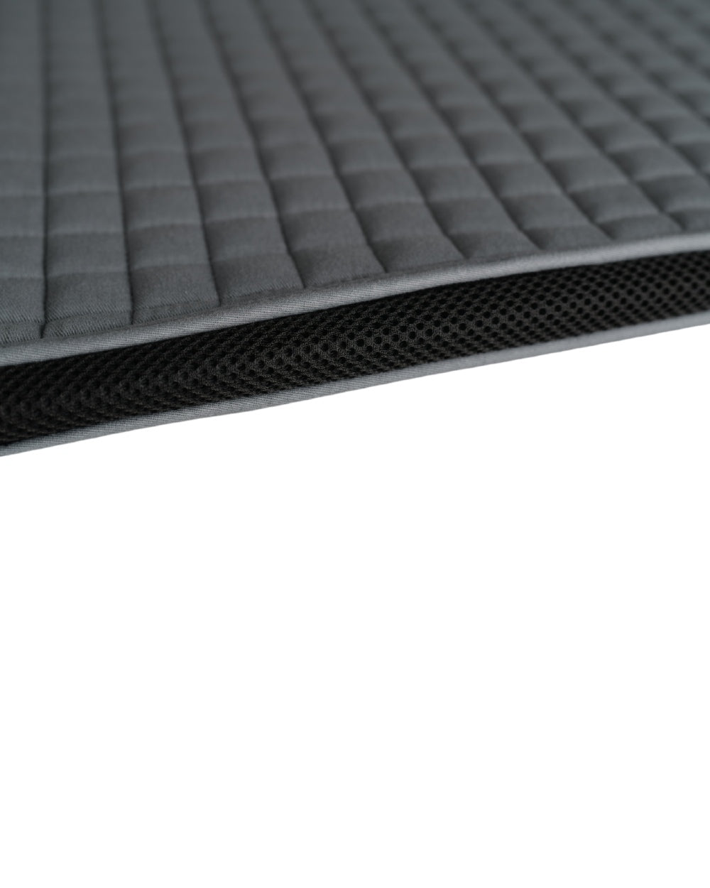 Grey Coloured WeatherBeeta Prime Air-Tec All Purpose Saddle Pad on white background