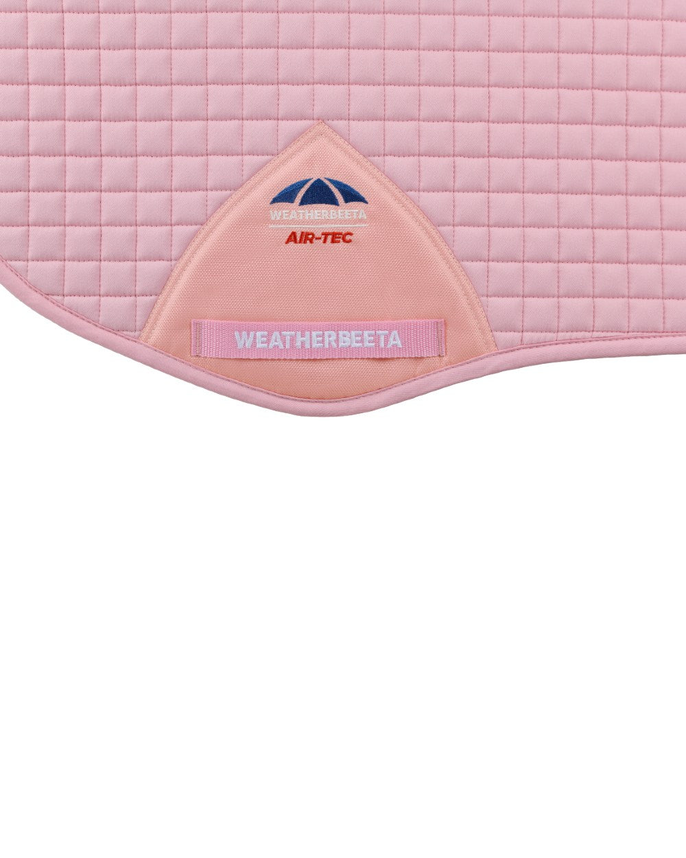 Light Pink Coloured WeatherBeeta Prime Air-Tec All Purpose Saddle Pad on white background