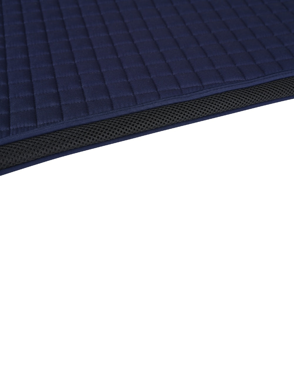 Navy Coloured WeatherBeeta Prime Air-Tec All Purpose Saddle Pad on white background