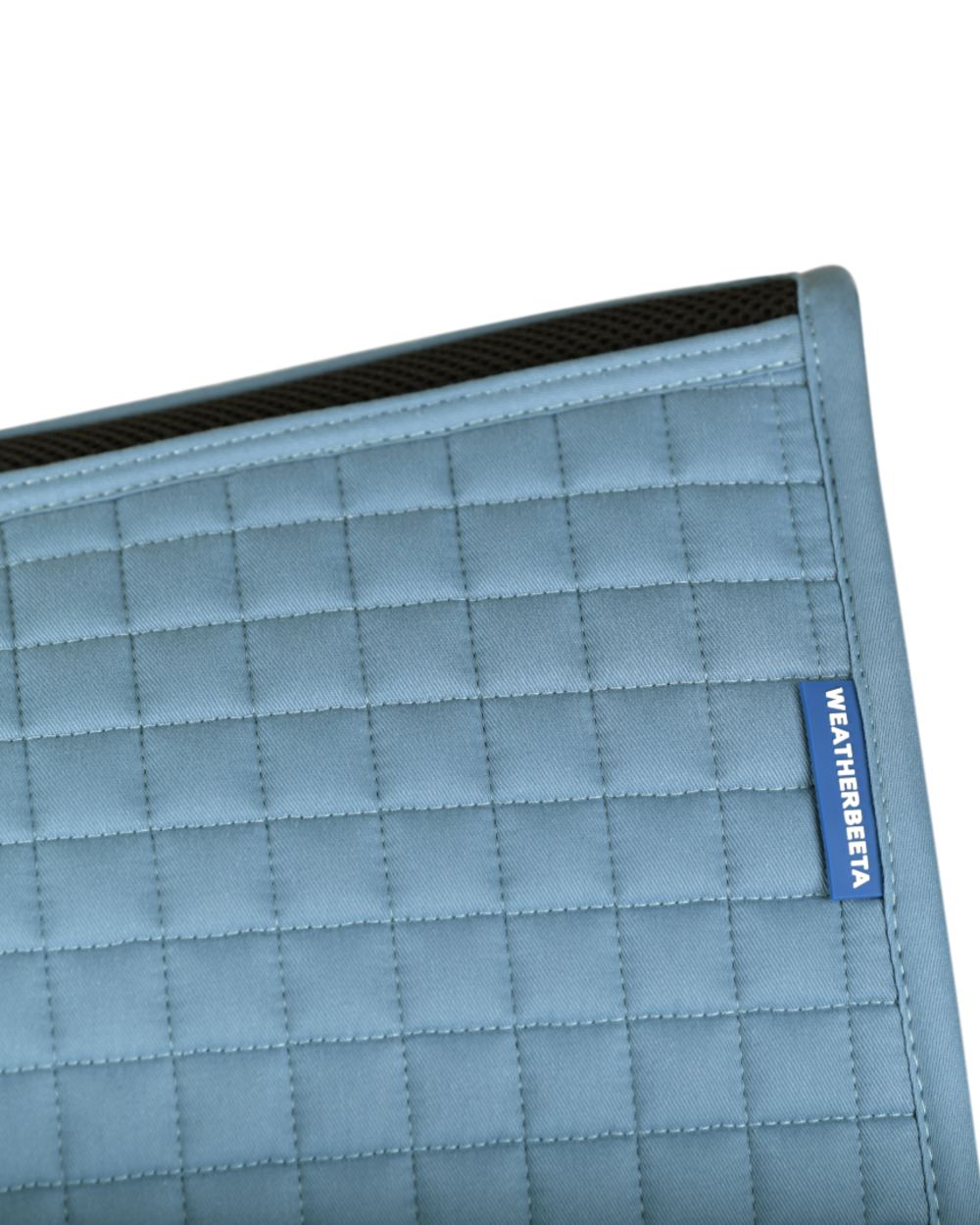 Washed Denim Coloured WeatherBeeta Prime Air-Tec All Purpose Saddle Pad on white background