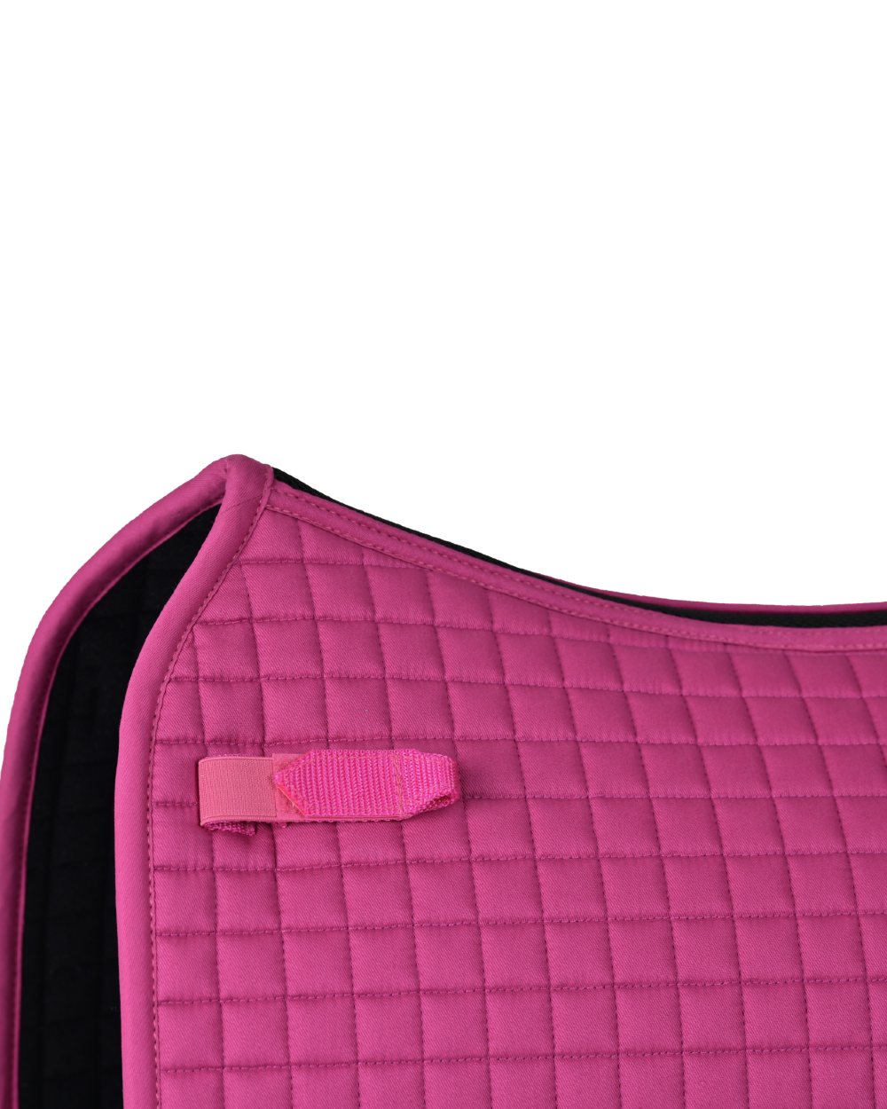 Bright Magenta Coloured WeatherBeeta Prime Air-Tec Dressage Saddle Pad on white background