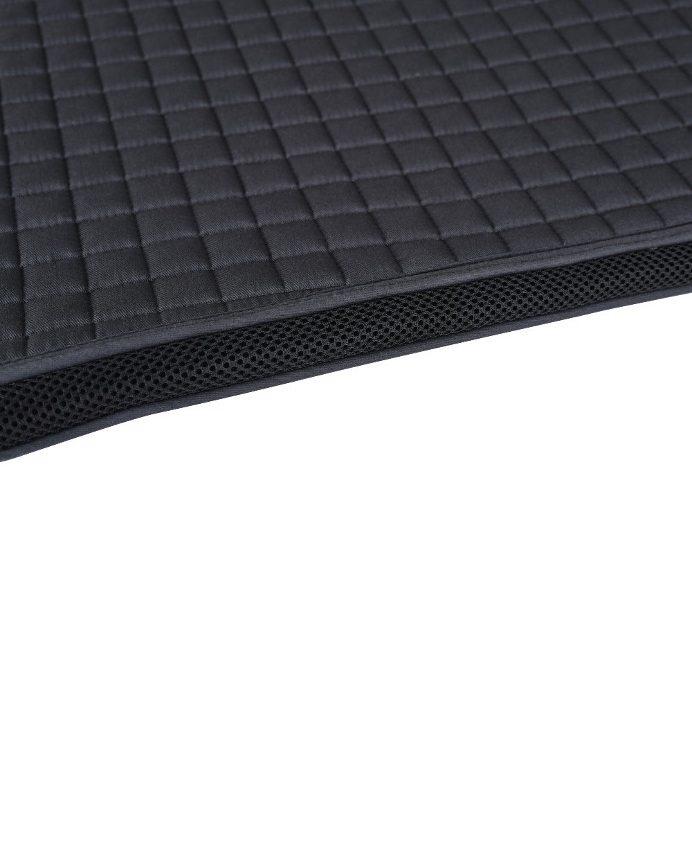 Charcoal Coloured WeatherBeeta Prime Air-Tec Dressage Saddle Pad on white background