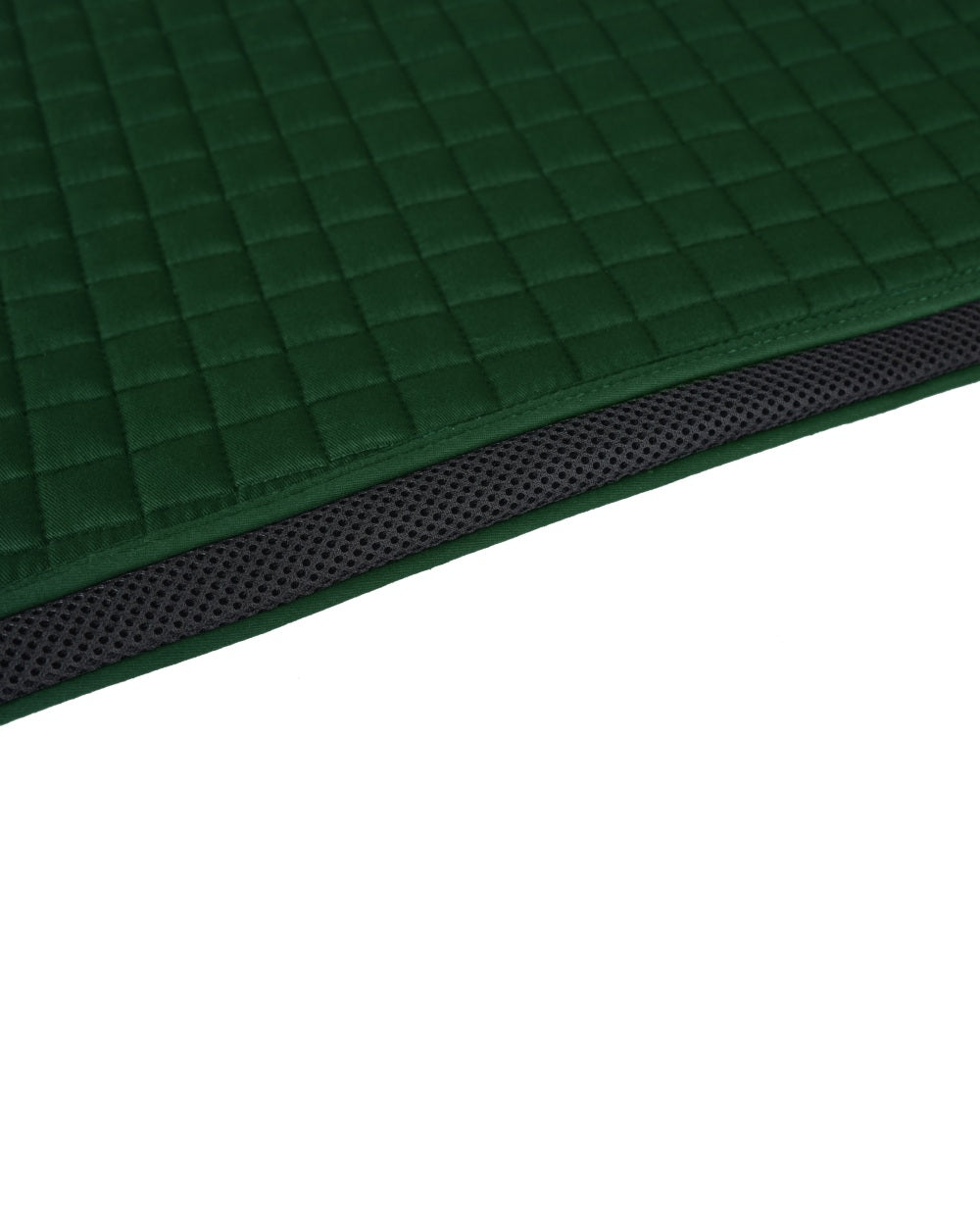 Forest Green Coloured WeatherBeeta Prime Air-Tec Dressage Saddle Pad on white background