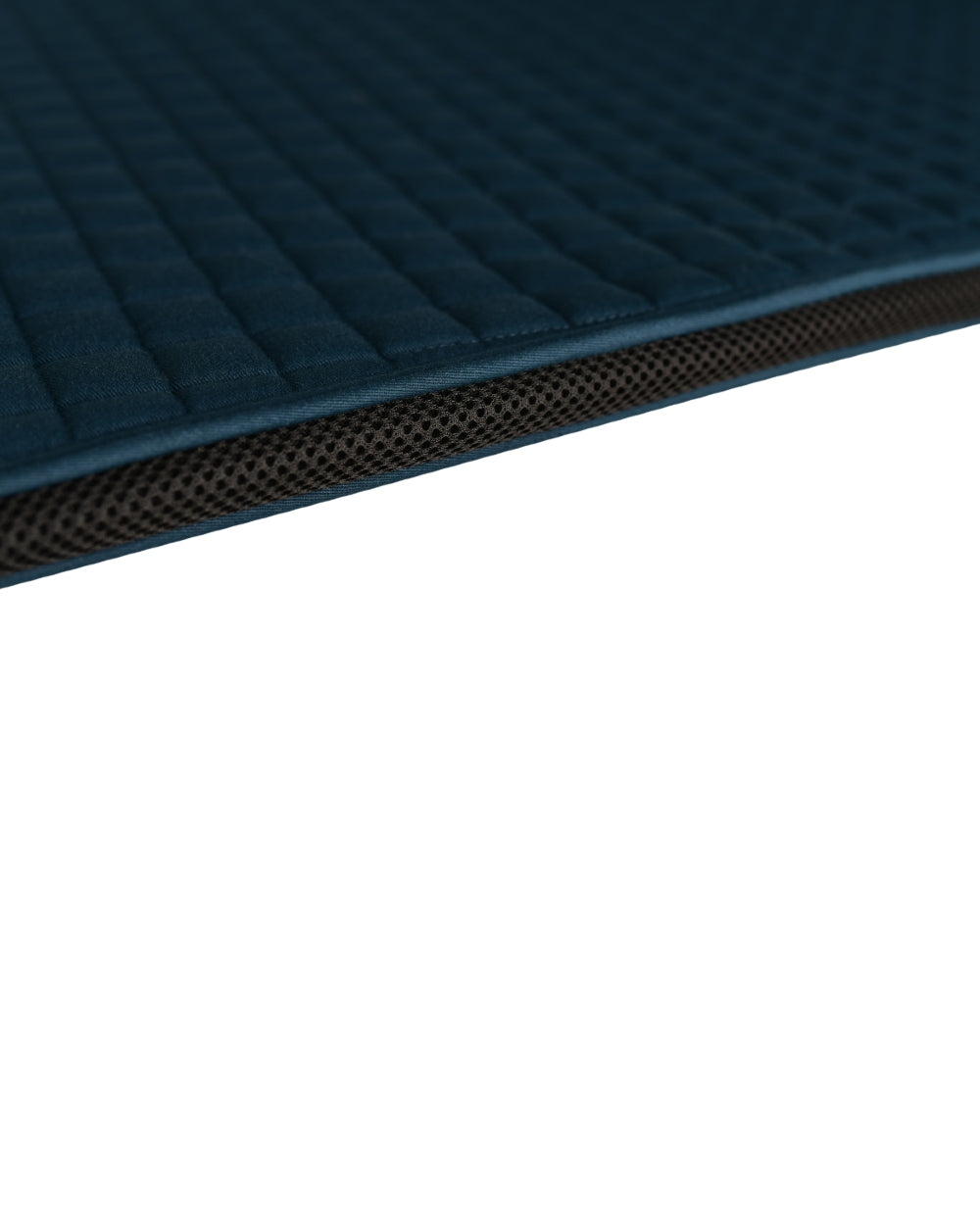 Midnight Teal Coloured WeatherBeeta Prime Air-Tec Dressage Saddle Pad on white background