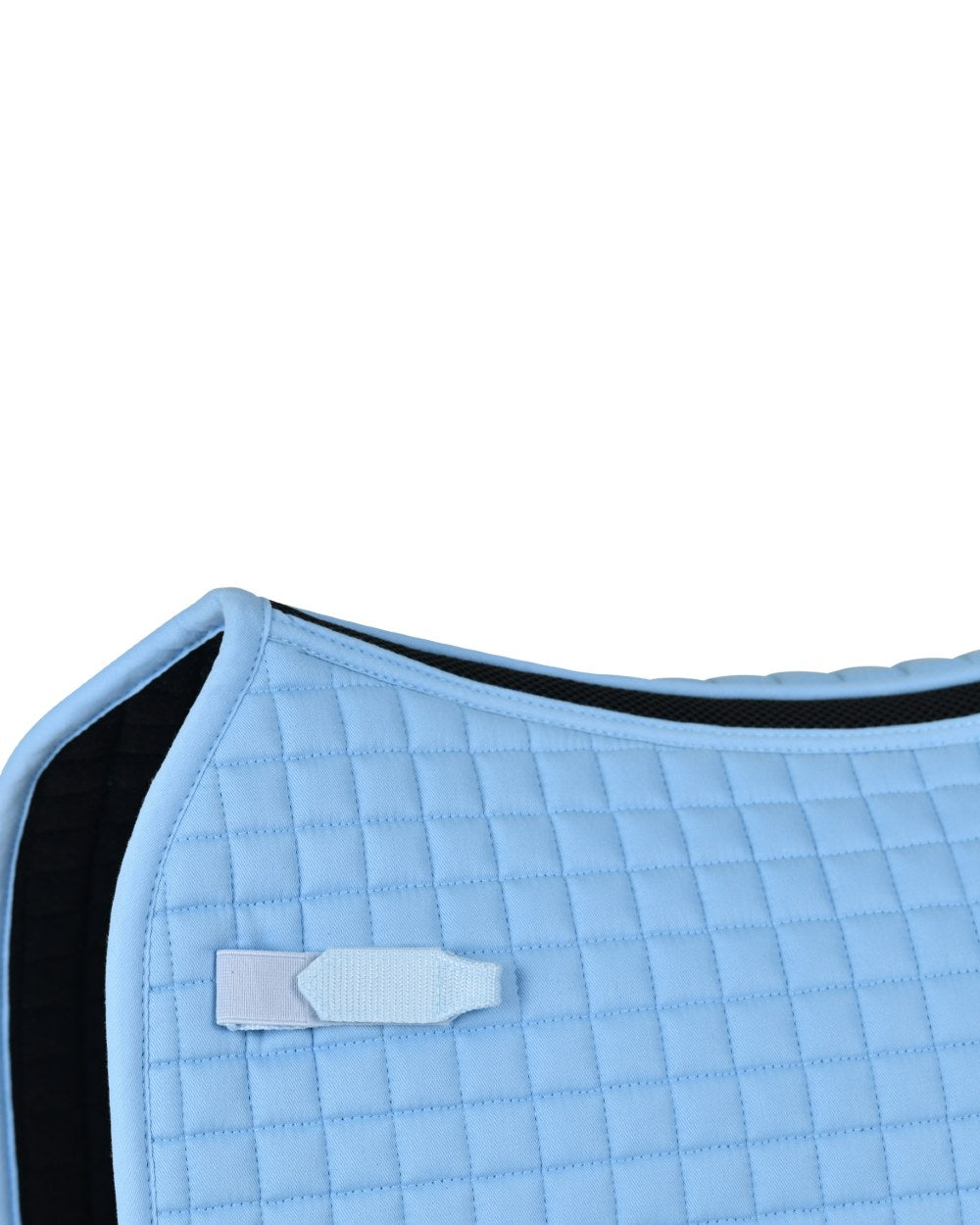 Sky Blue Coloured WeatherBeeta Prime Air-Tec Dressage Saddle Pad on white background