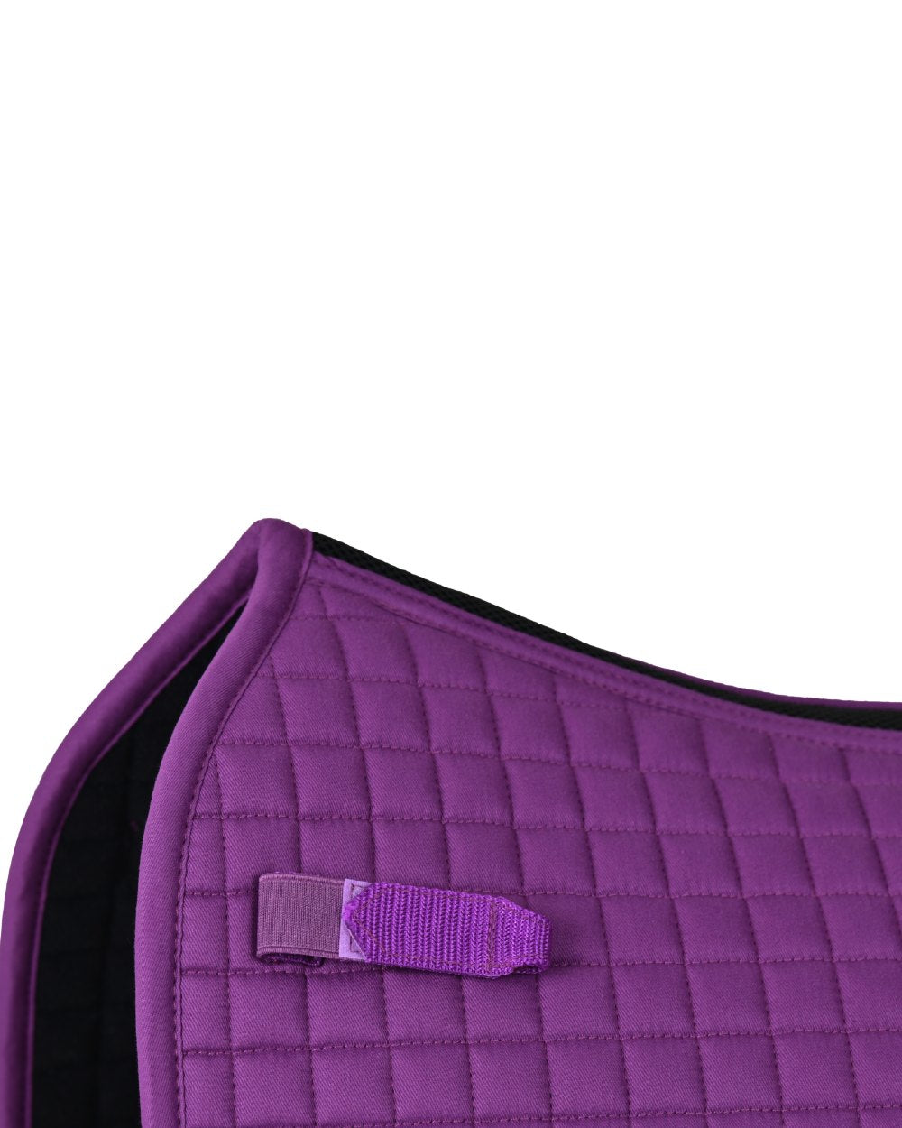 Violet Coloured WeatherBeeta Prime Air-Tec Dressage Saddle Pad on white background