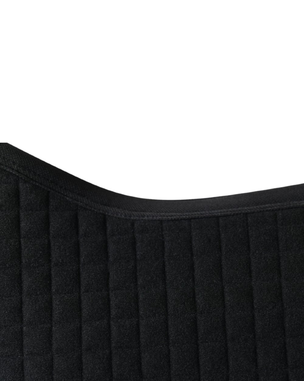 Burgundy Coloured WeatherBeeta Prime Air-Tec Jump Shaped Saddle Pad on white background