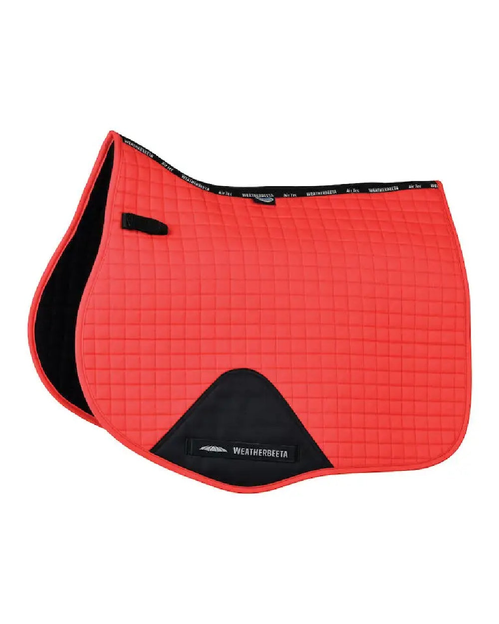 Bittersweet red coloured WeatherBeeta Prime All Purpose Saddle Pad on white background