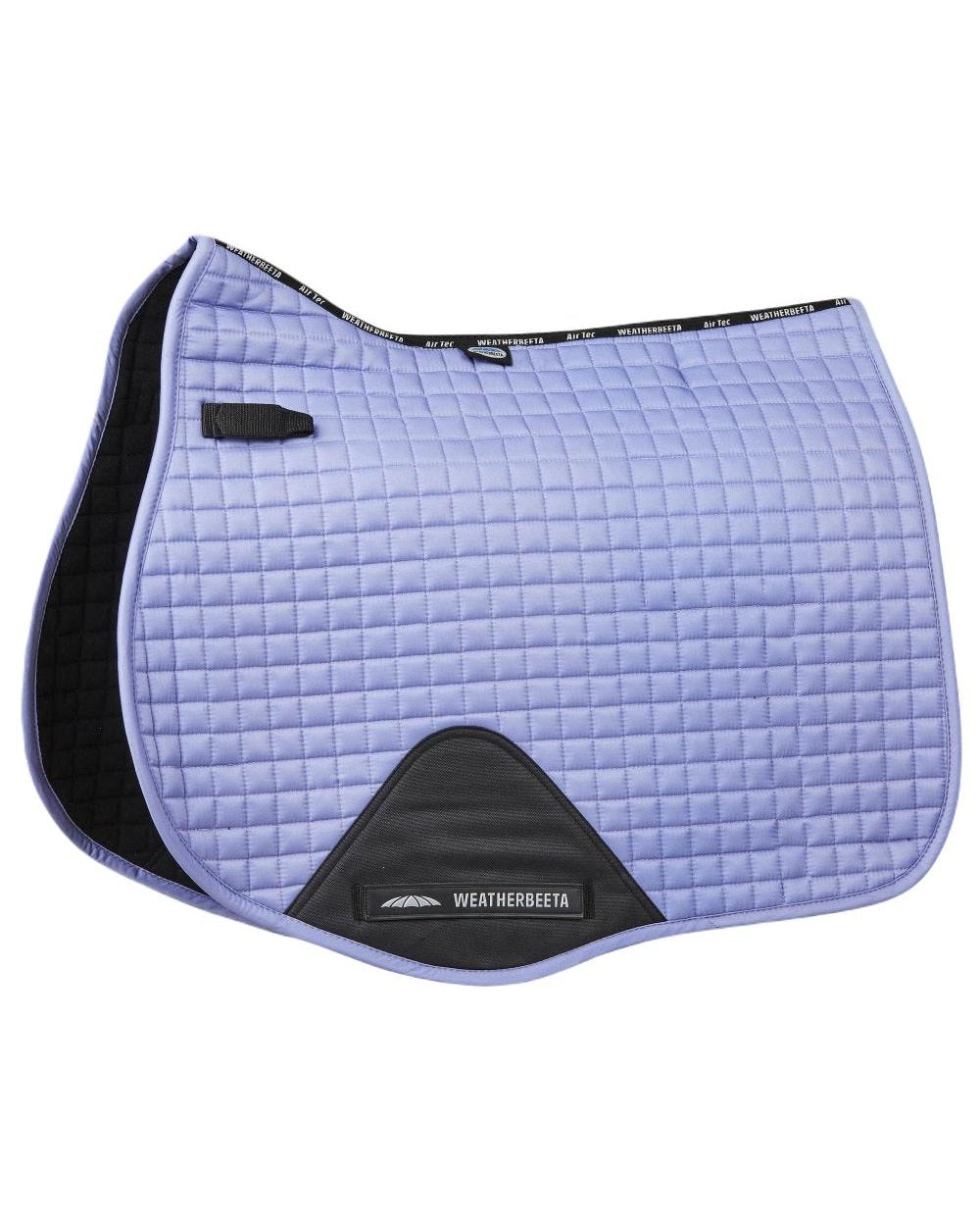 Lavender coloured WeatherBeeta Prime All Purpose Saddle Pad on white background